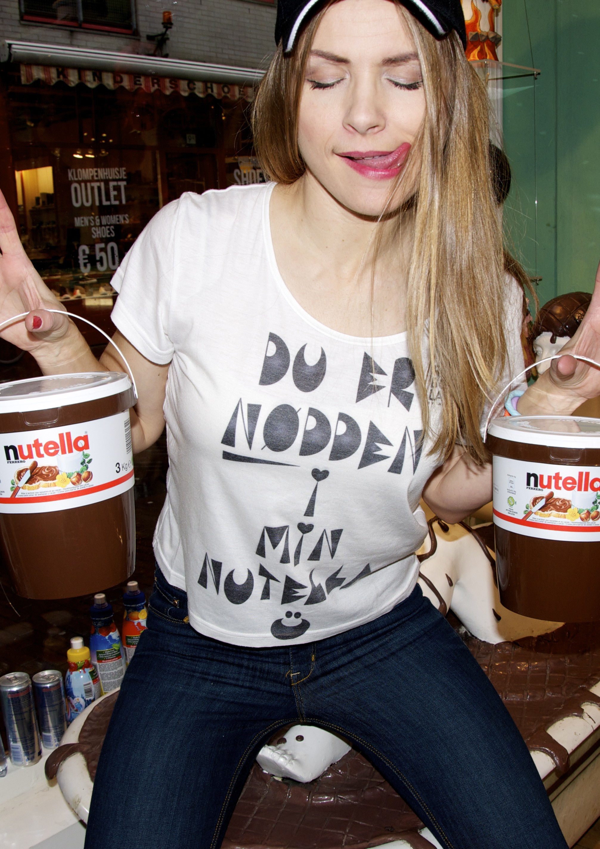 Du er nødden i nutella T-shirt