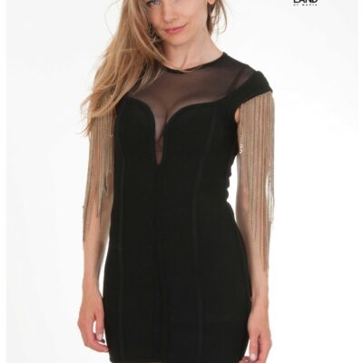BODYCON dress with chains