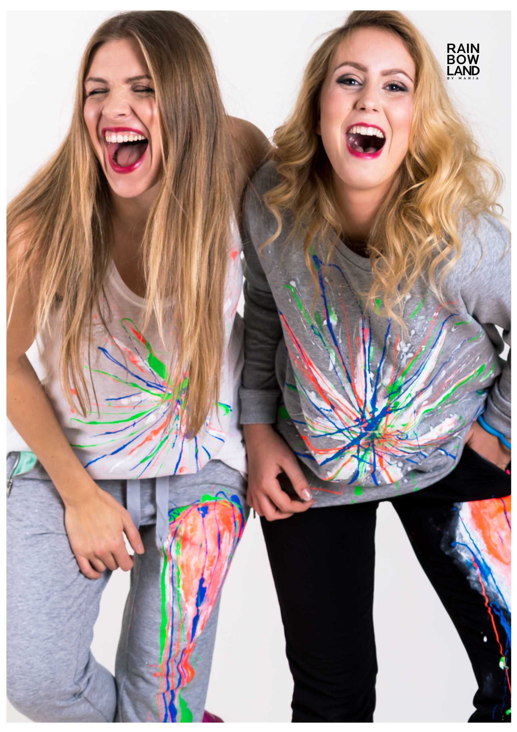 Tanktop with colorsplash design - Image 3