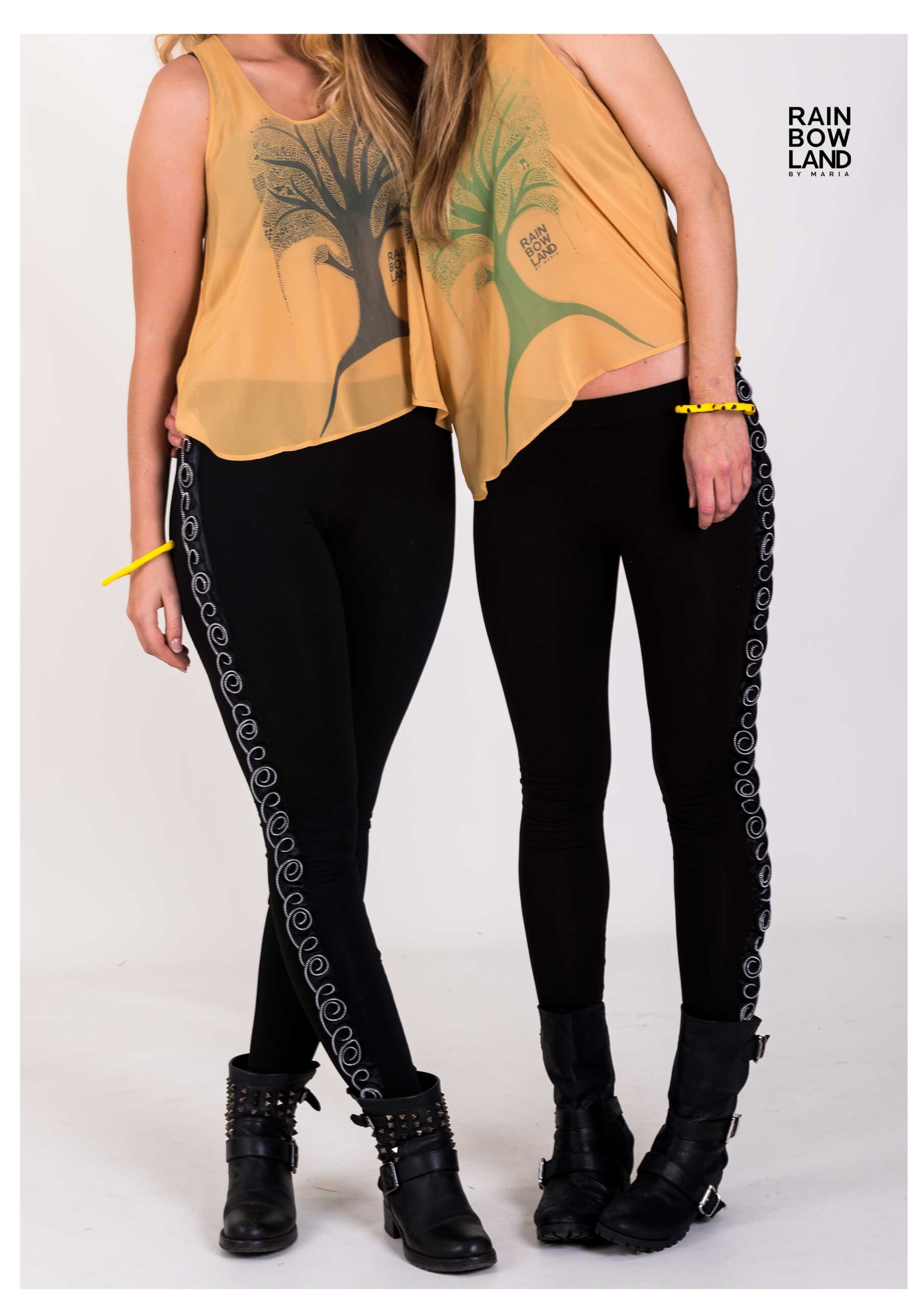 Leggins with curly zipper - Image 4