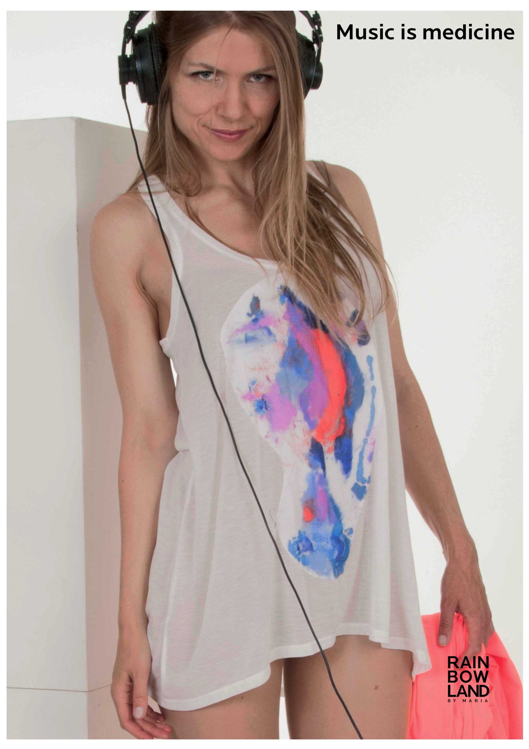 Tanktop with one kind of colorsplash - Image 2