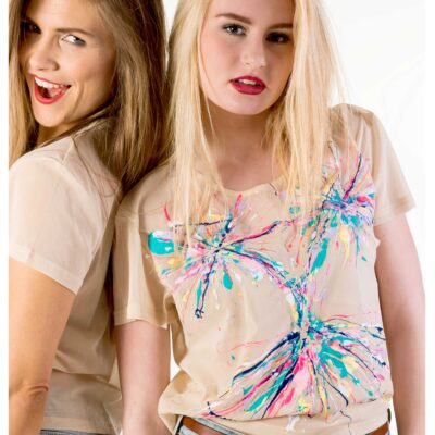 Colorsplash on a special T-shirt version 2.