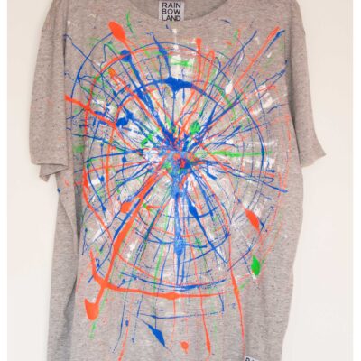 Grey colorsplash T-shirt Mens