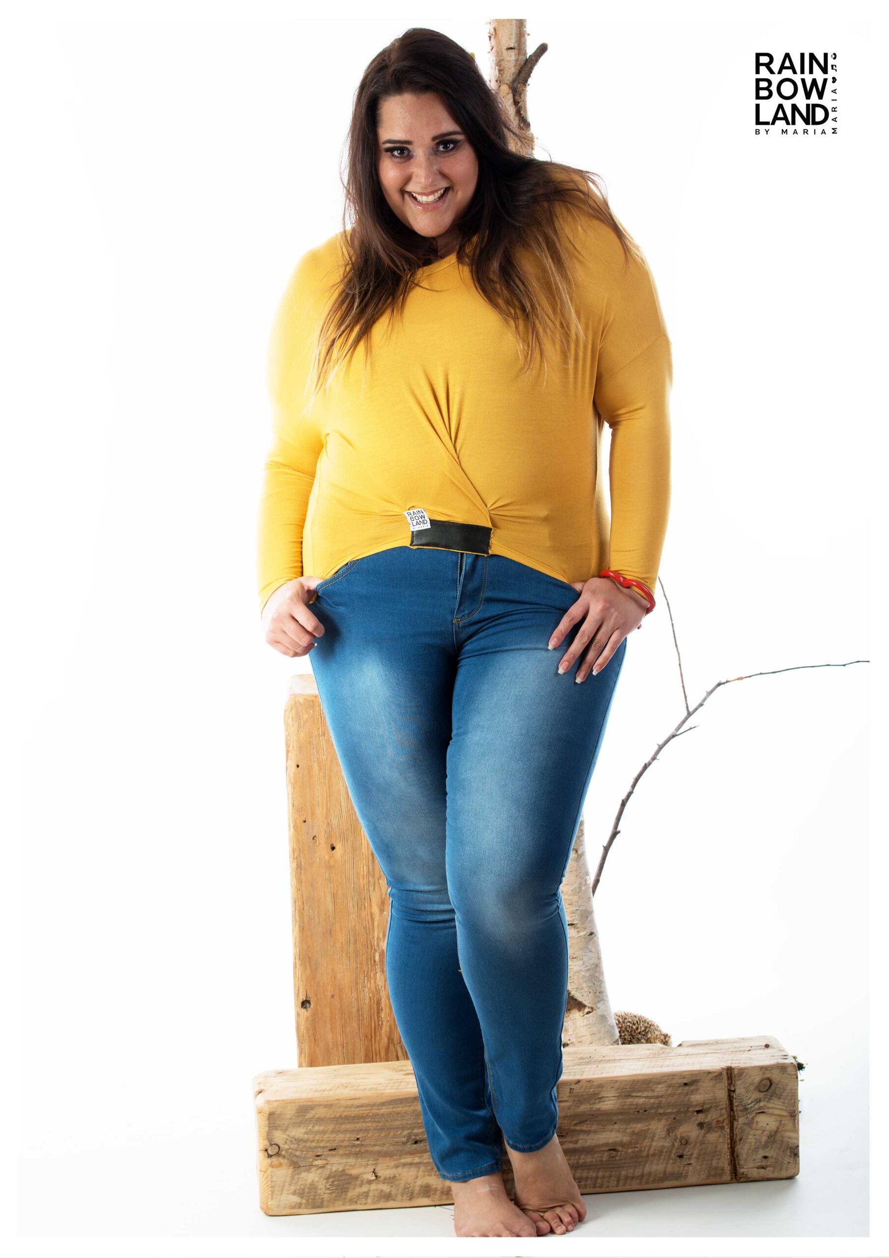 Yellow viscosejersey shirt - Image 5