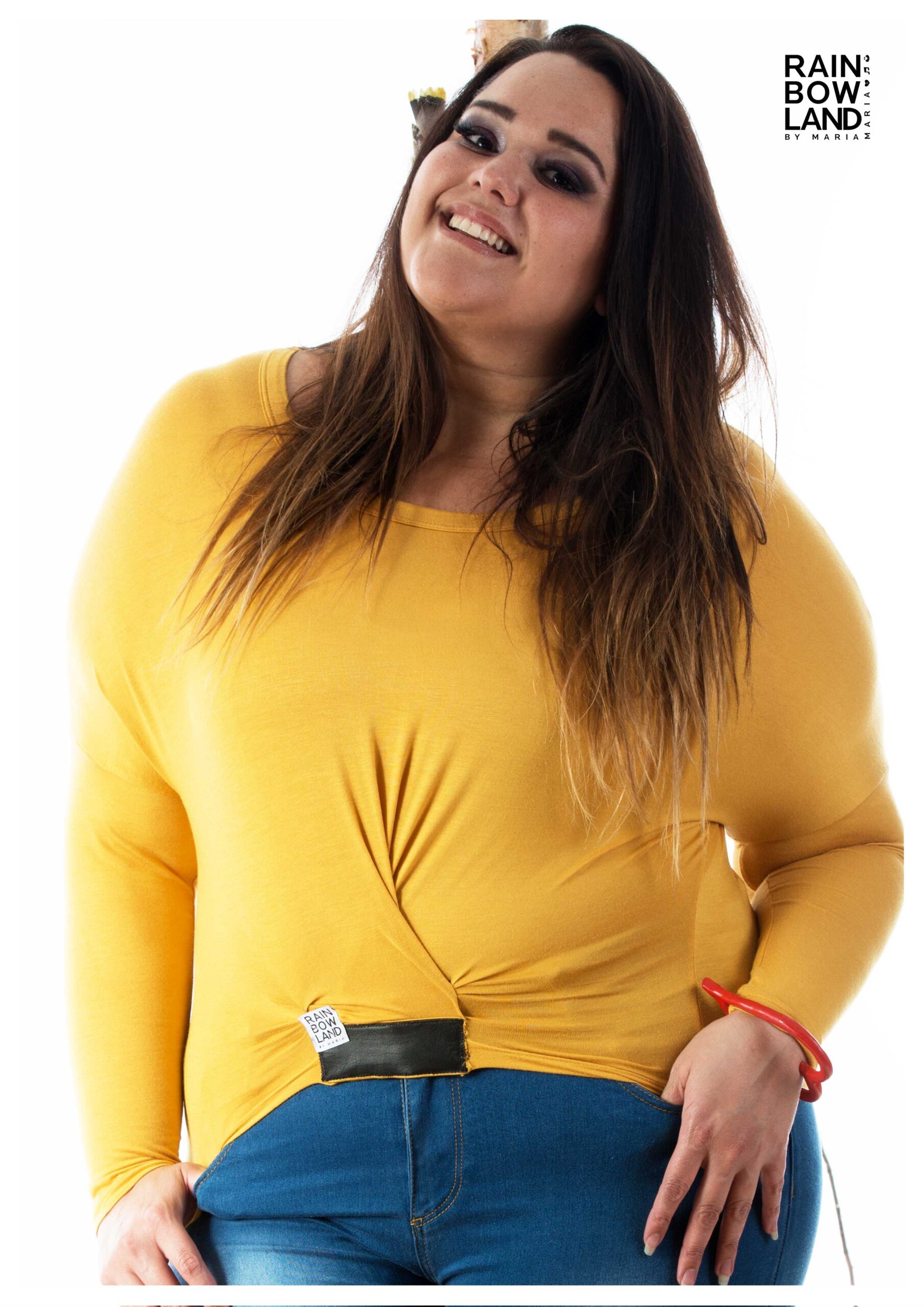 Yellow viscosejersey shirt - Image 7