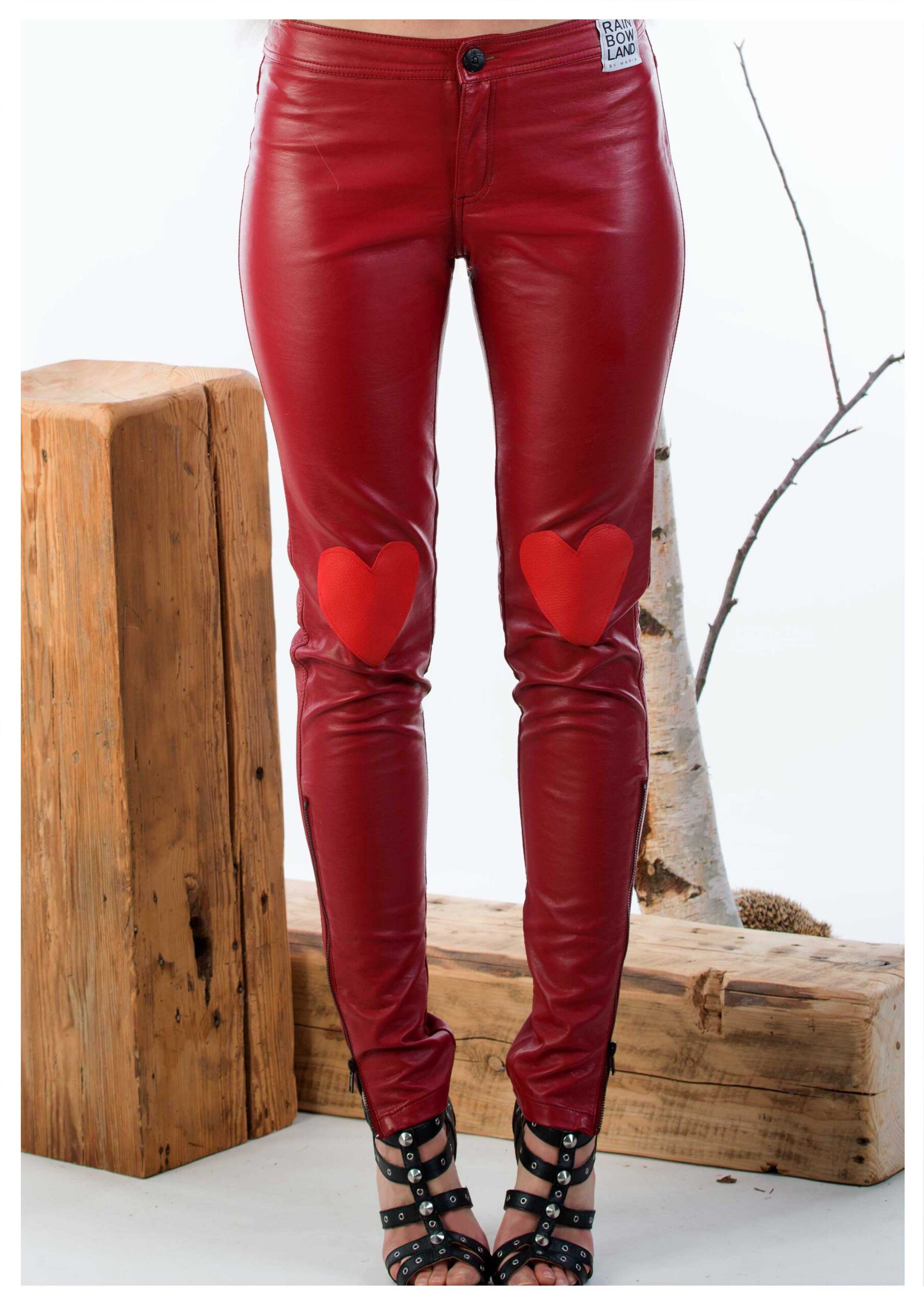 Red leather trousers - Image 5