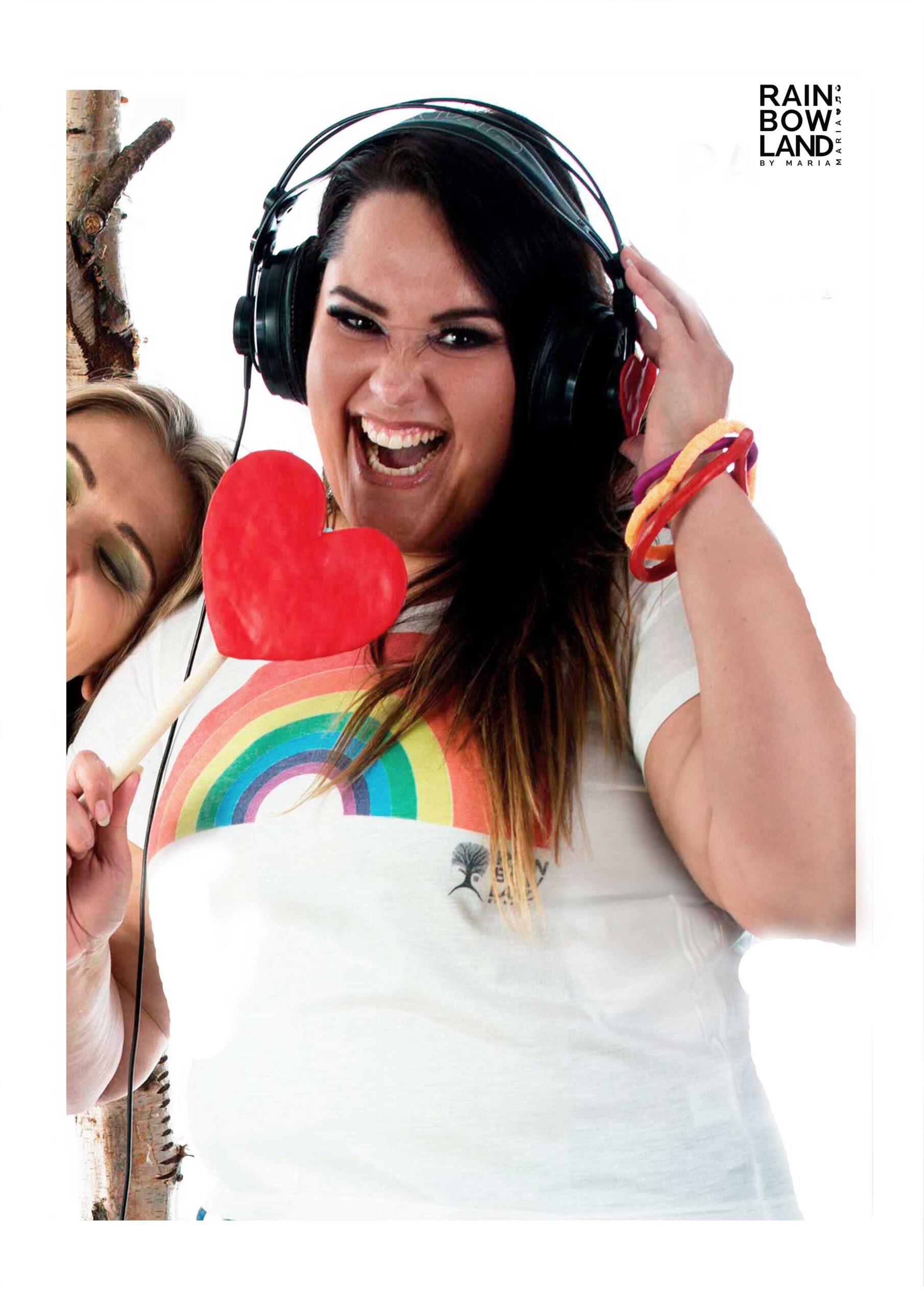 T-shirt with rainbow logo - Image 4