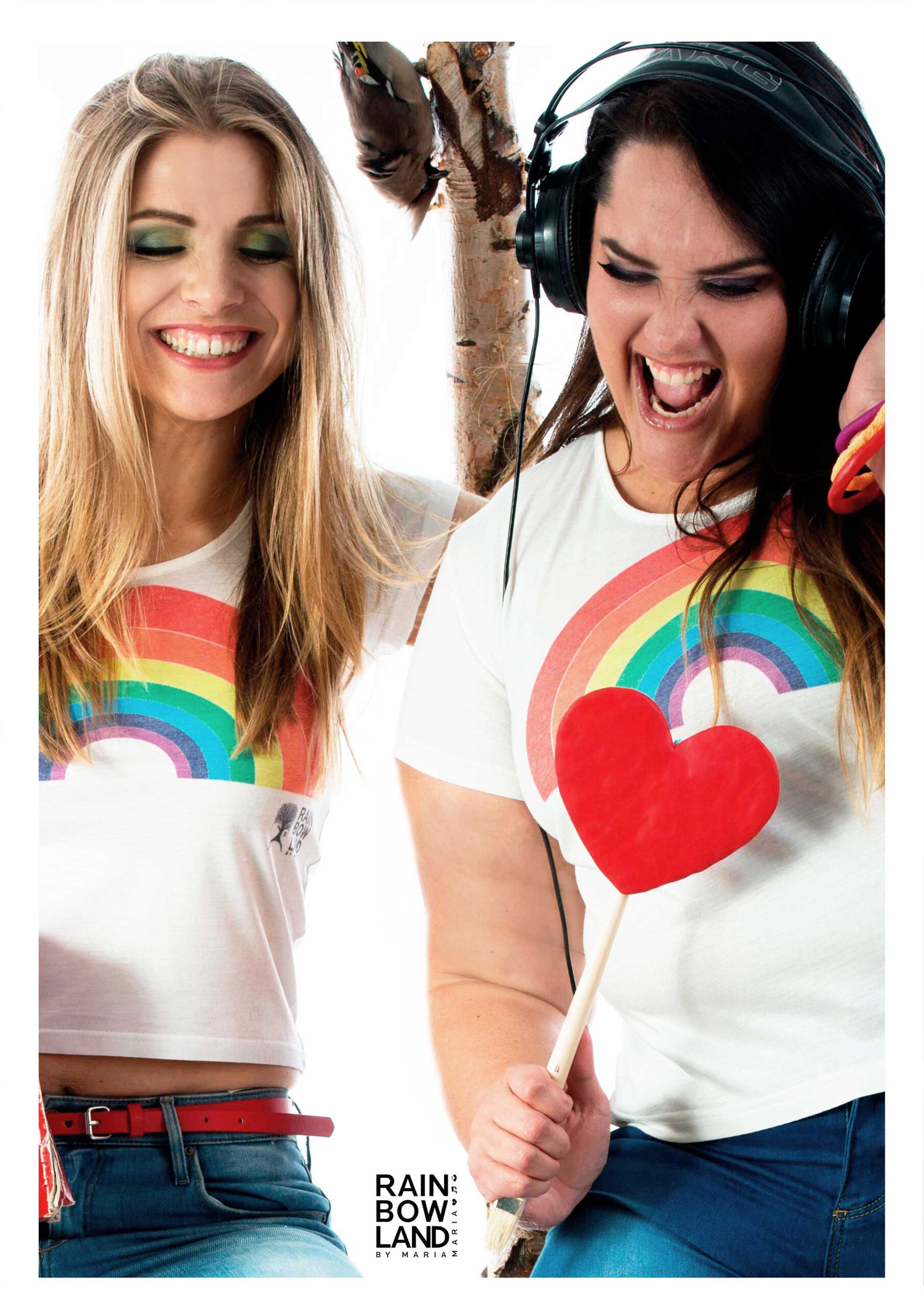 T-shirt with rainbow logo - Image 9