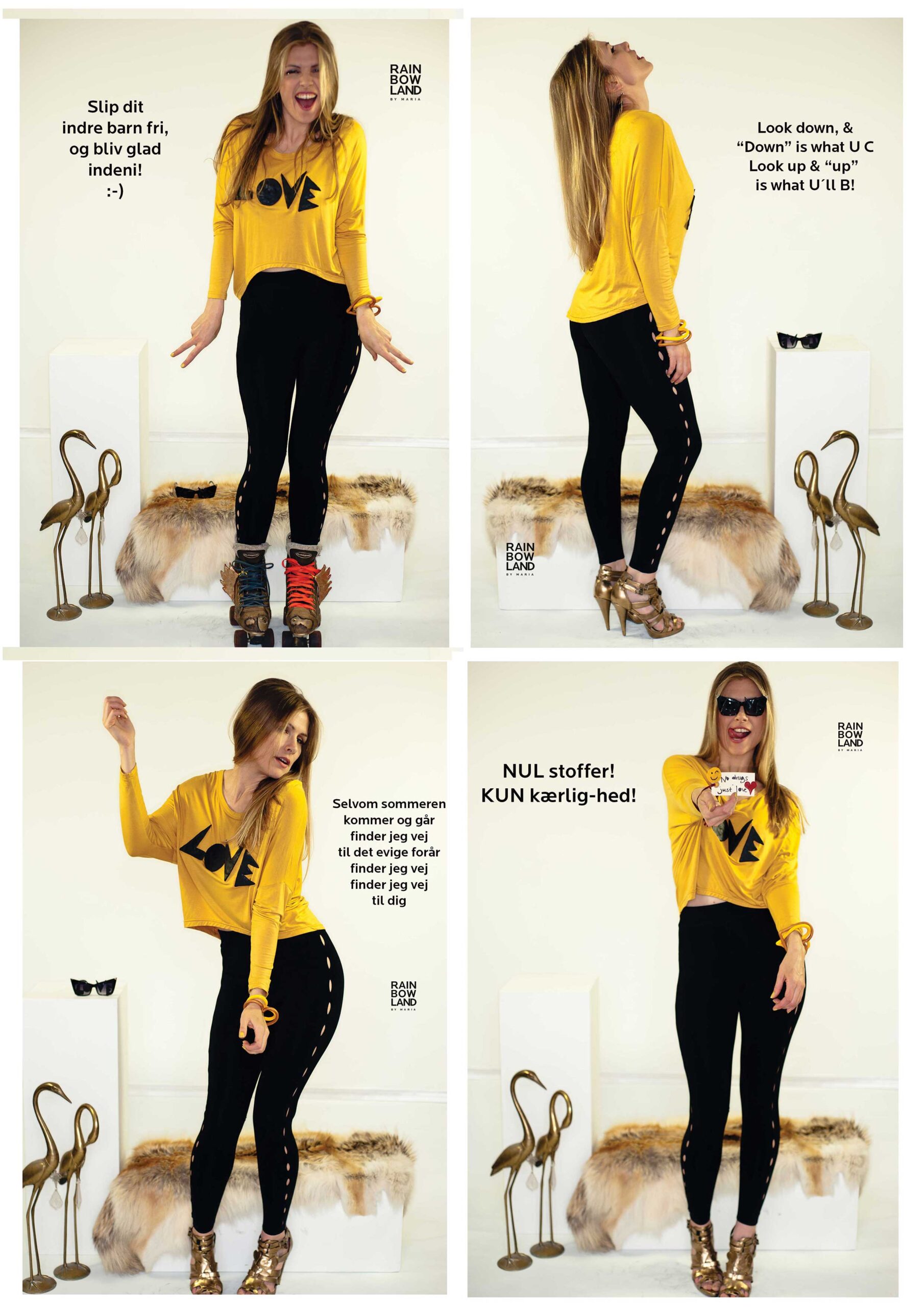 Golden LOVE Blouse - Image 2