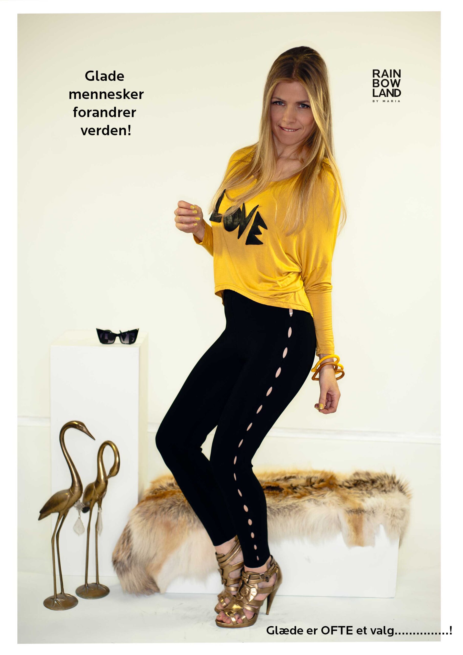 Golden LOVE Blouse - Image 3
