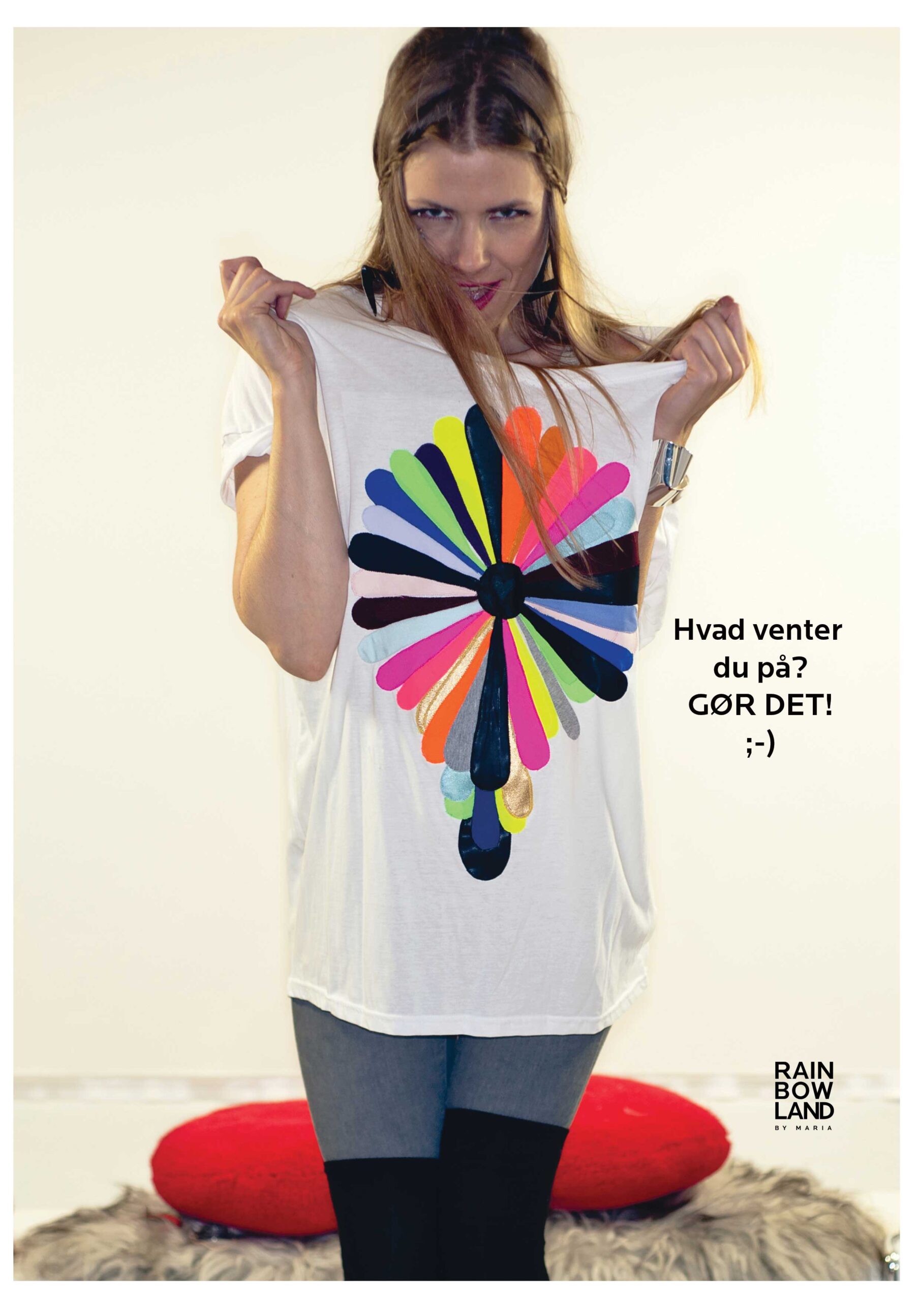 Multicolored application T-SHIRT - Image 5