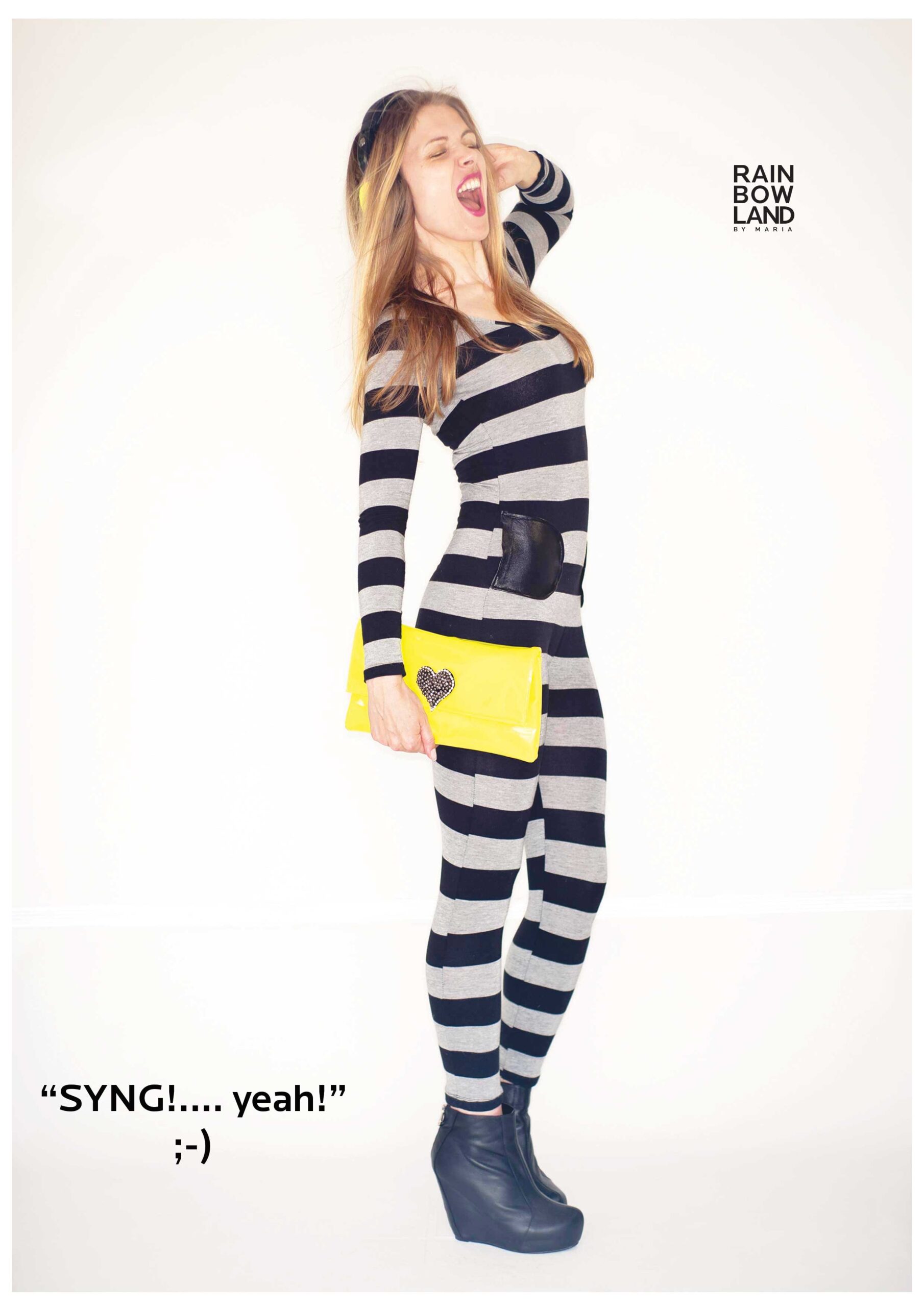 STRIPED JUMPSUIT