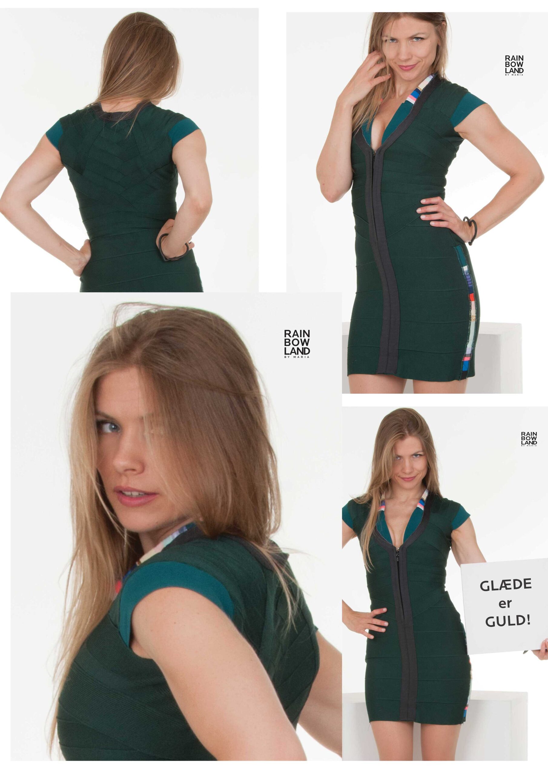 Green partydress - Image 4