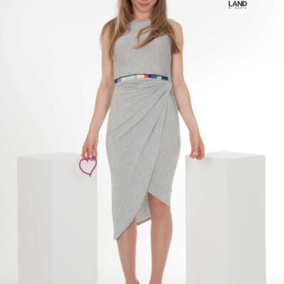 Draperet jerseydress