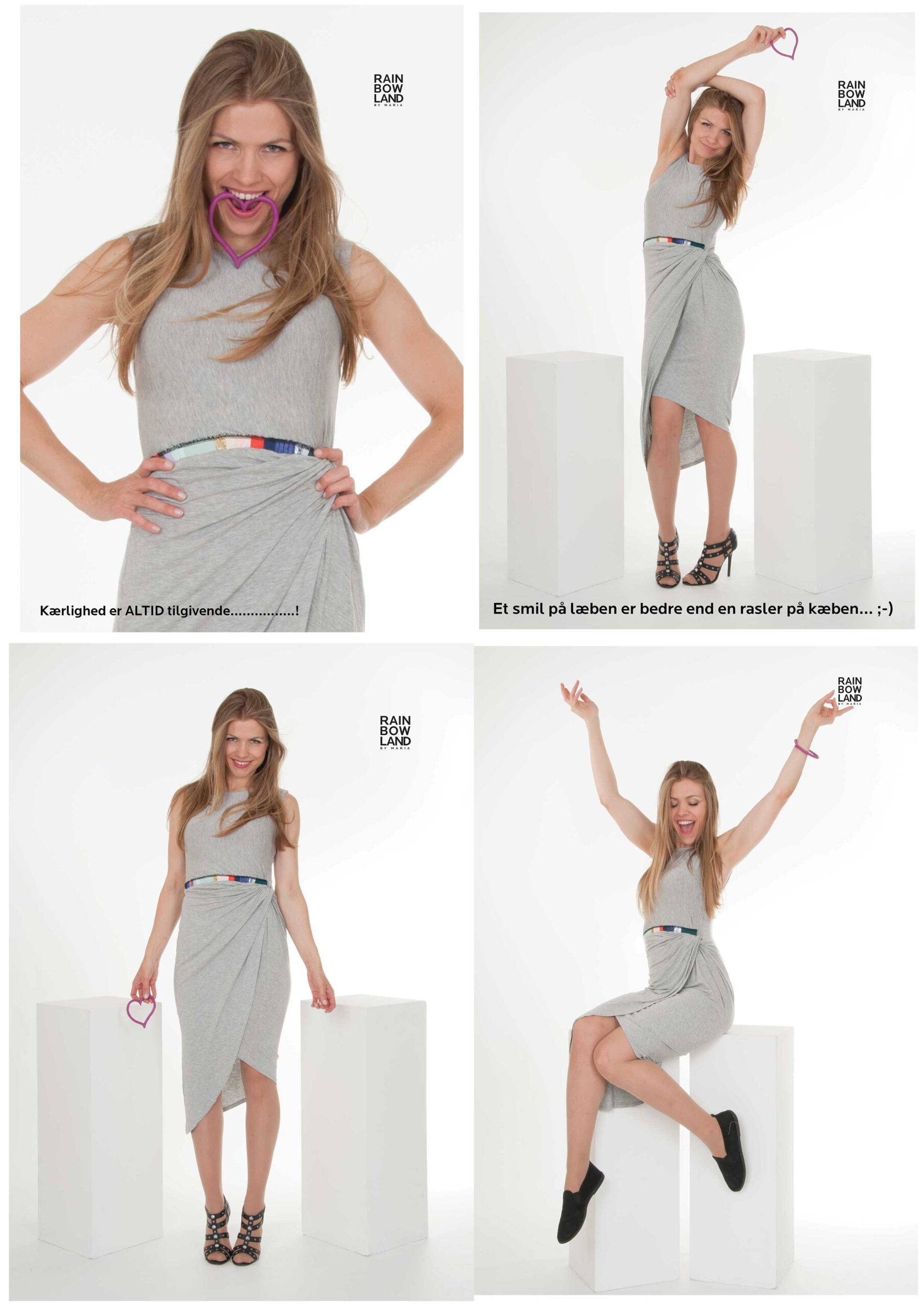 Draperet jerseydress - Image 3