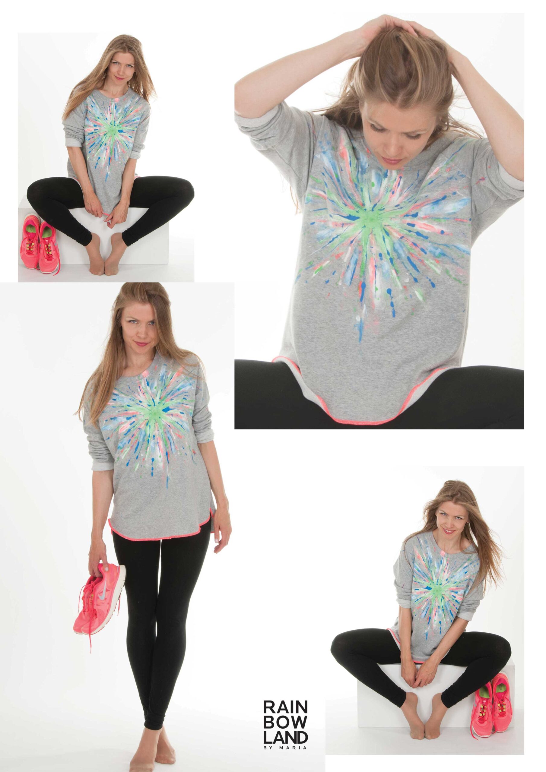 Sweatshirt with colorexplosion - Image 3