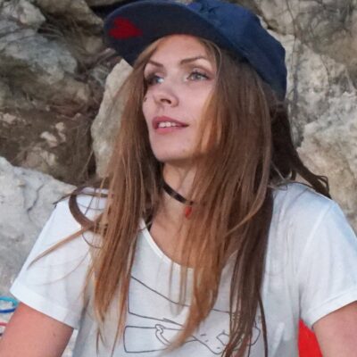 Goddess Blue cap