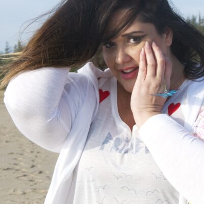 Free time heart PLUSSIZE top