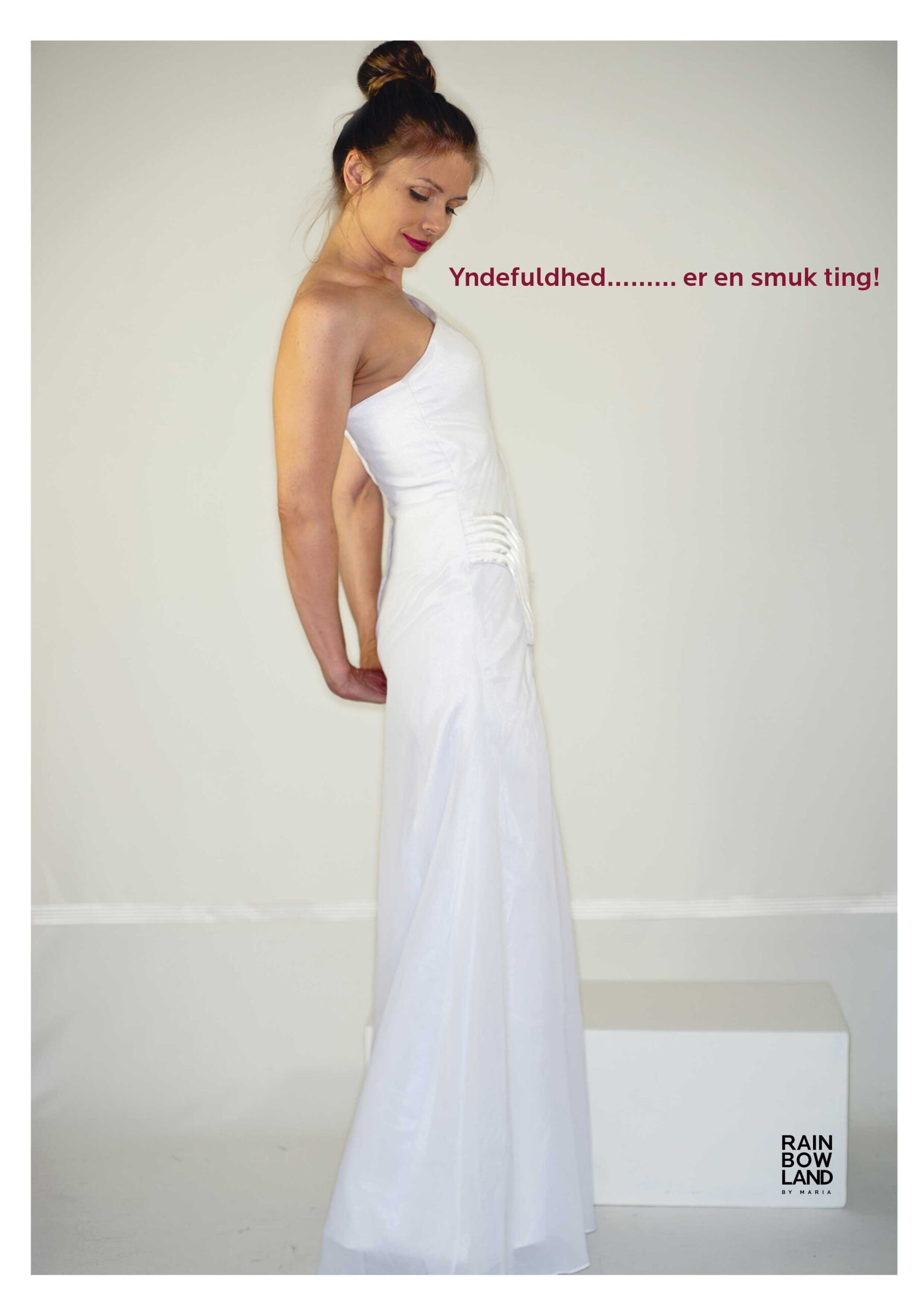 White galla draped dress - Image 7