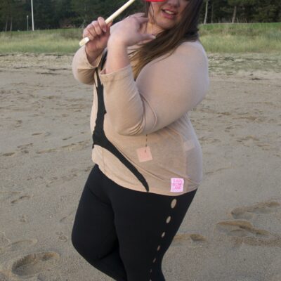 Leggins with cut outs PLUSSIZE