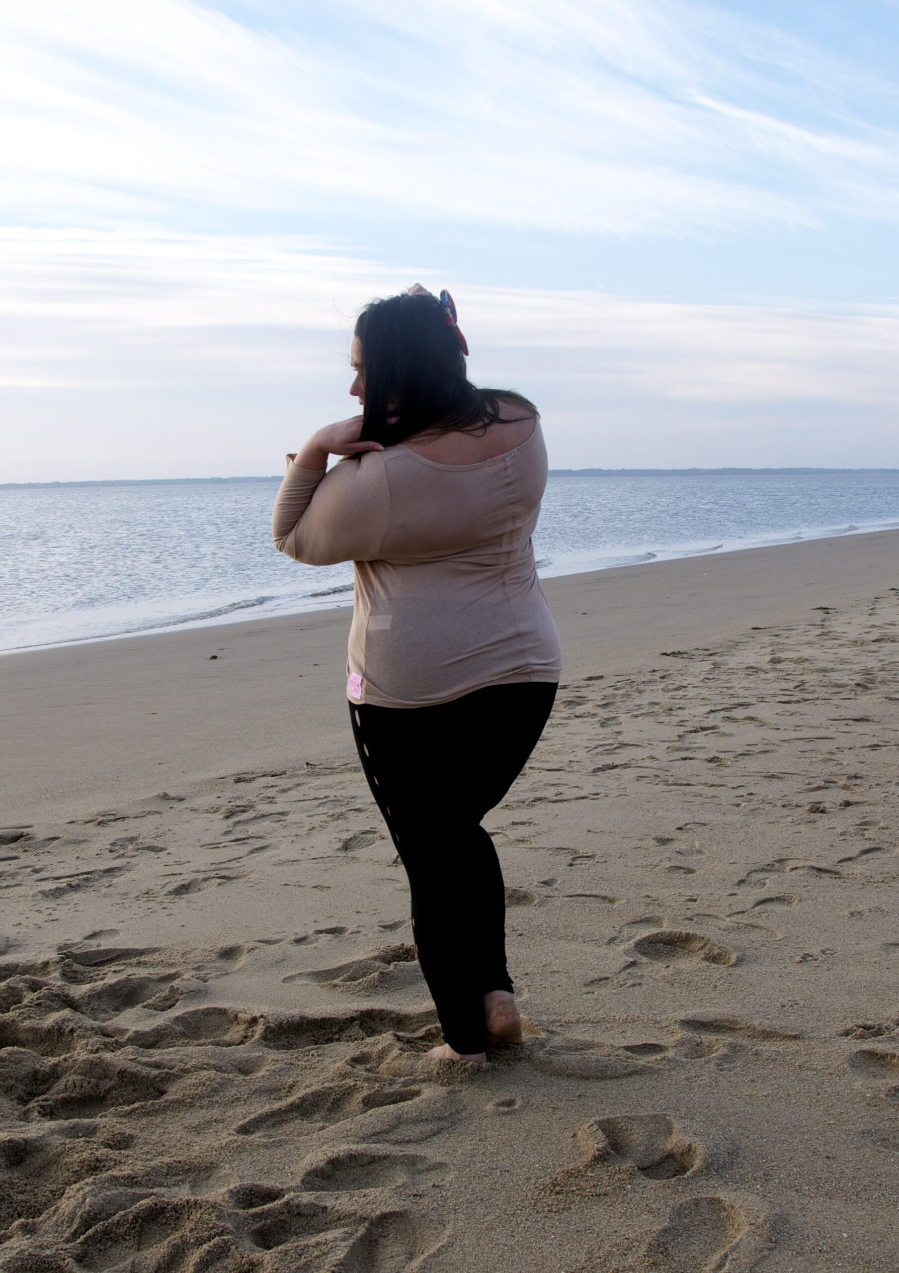 Leggins with cut outs PLUSSIZE - Image 2