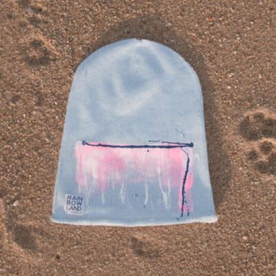 Grey beanie color splash 3