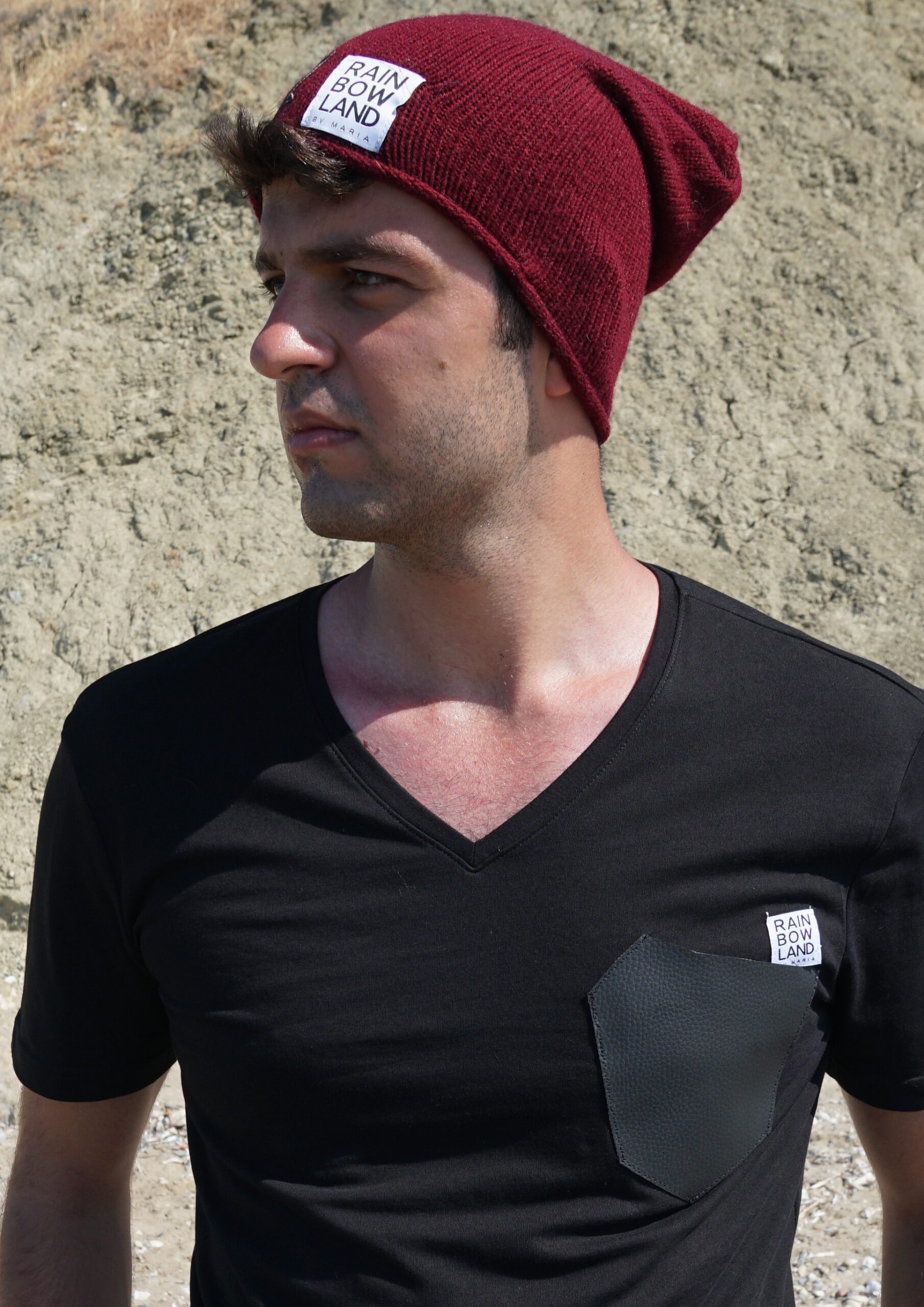 Red beanie