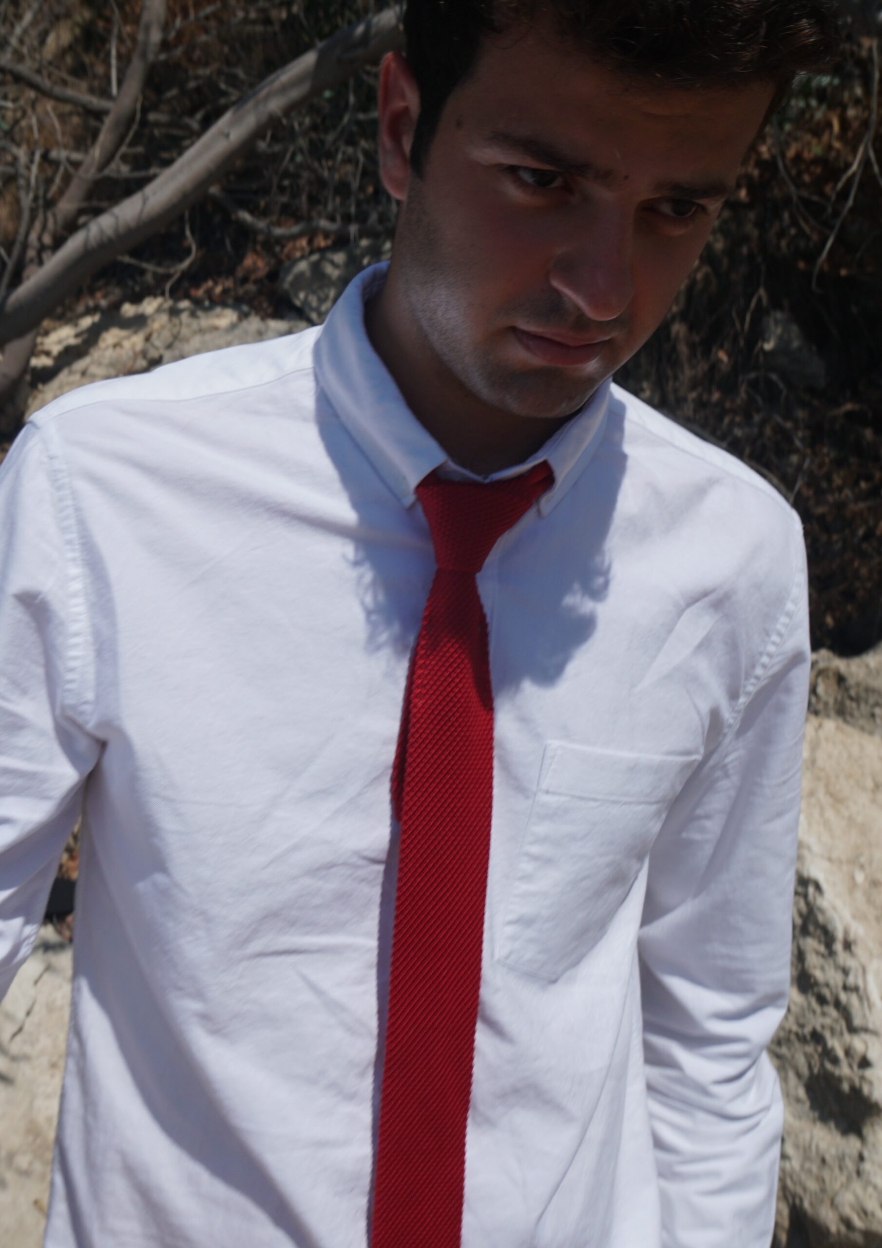 Red tie