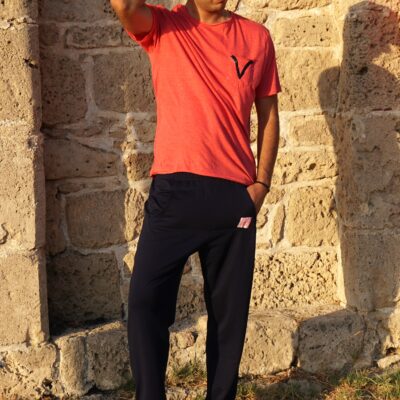 Blue sweatpants