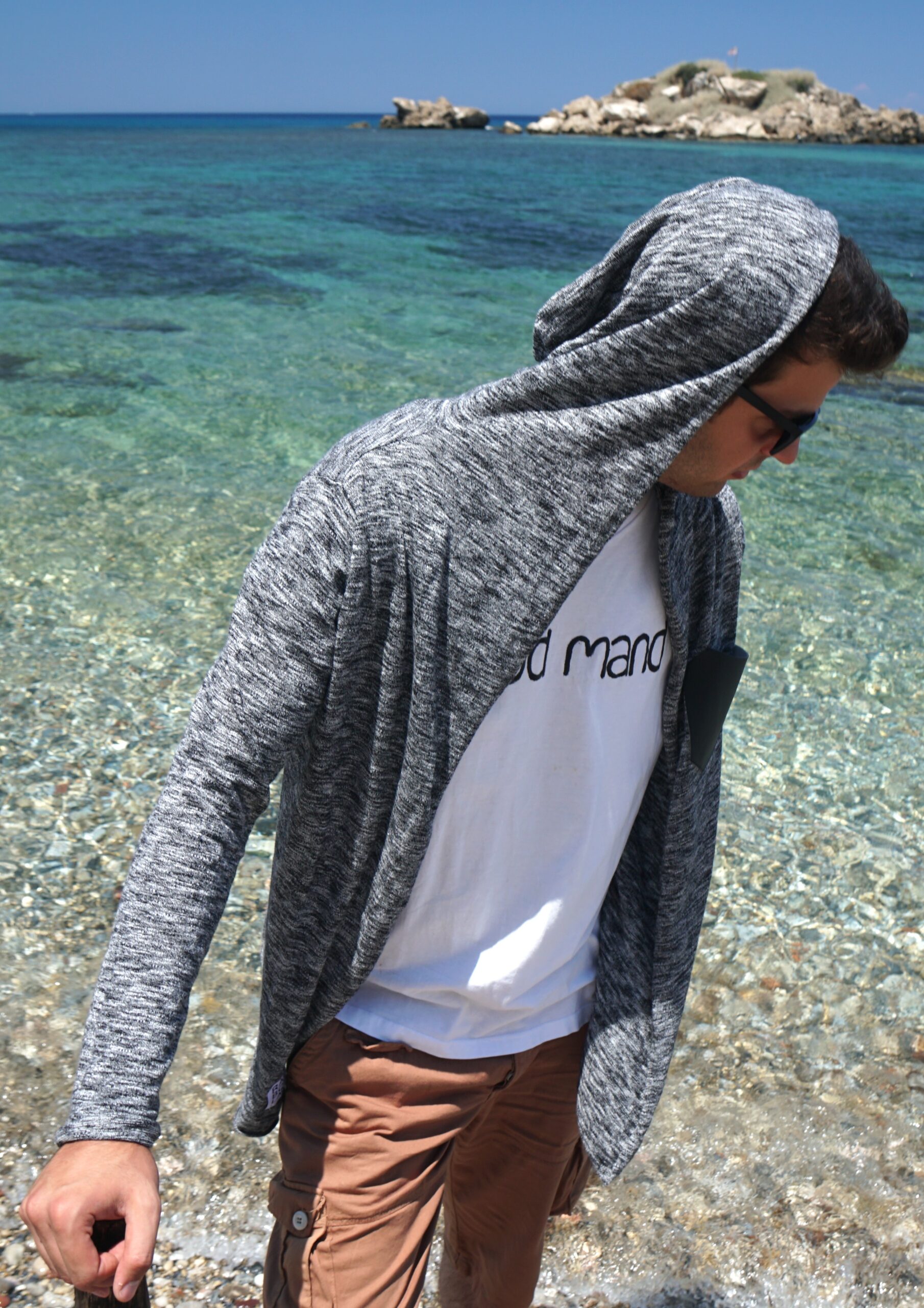 Grey cardigan