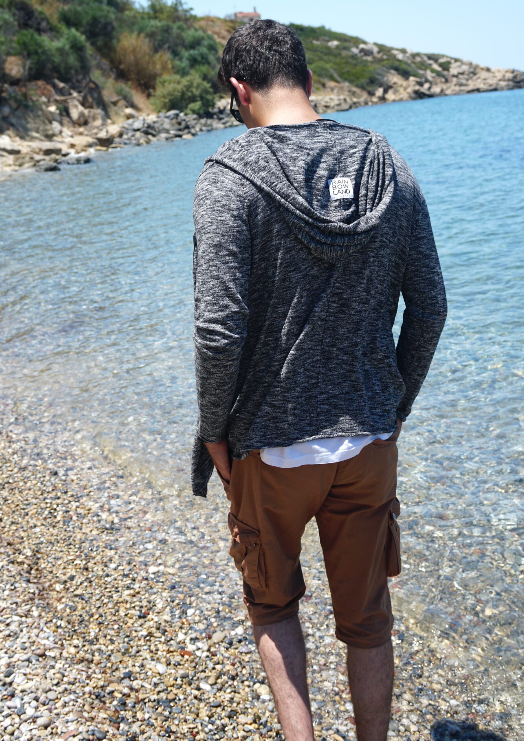 Grey cardigan