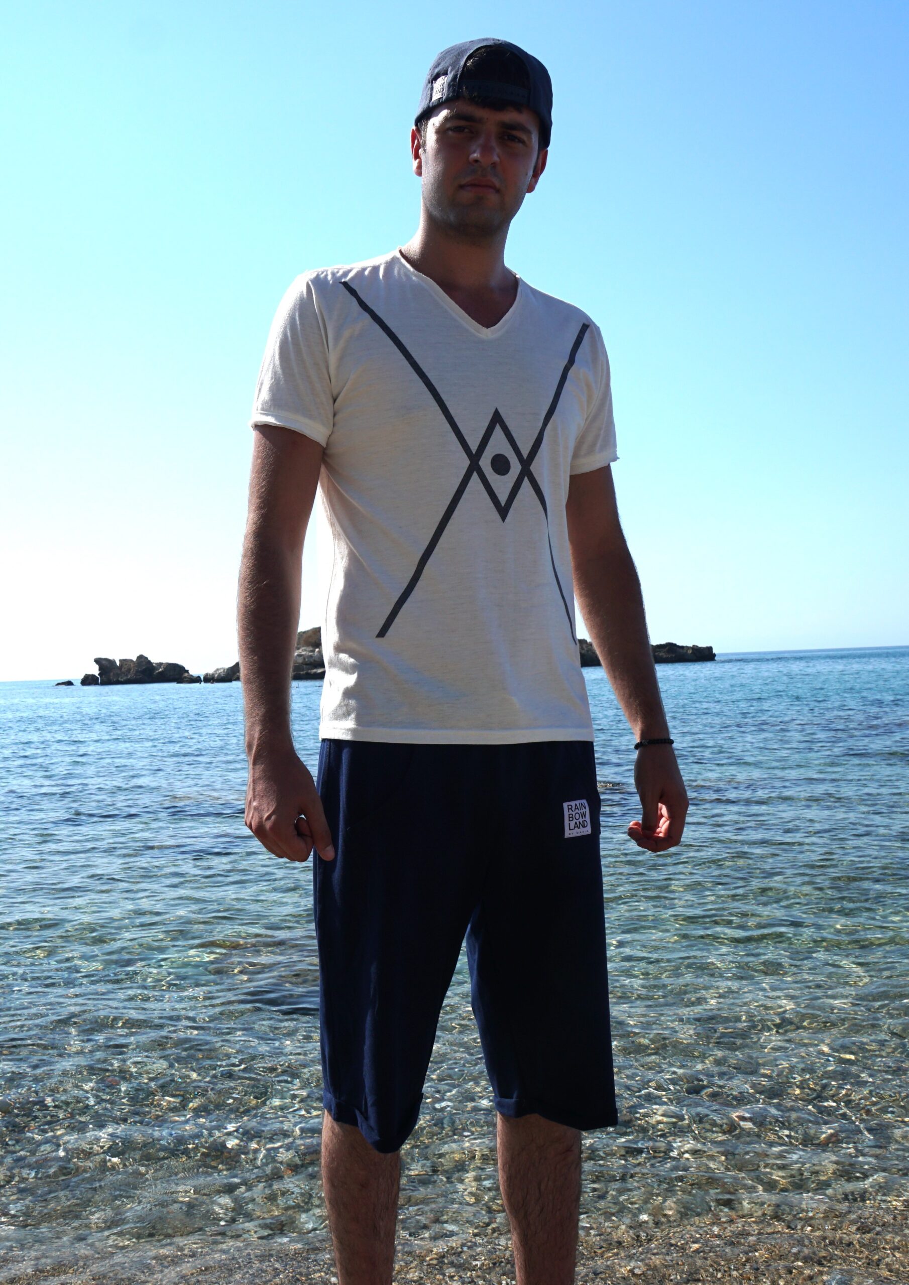 Navy-Blue sweatshorts