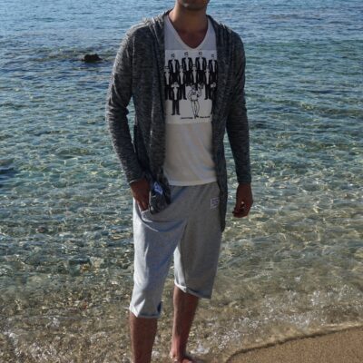 Grey sweatshorts