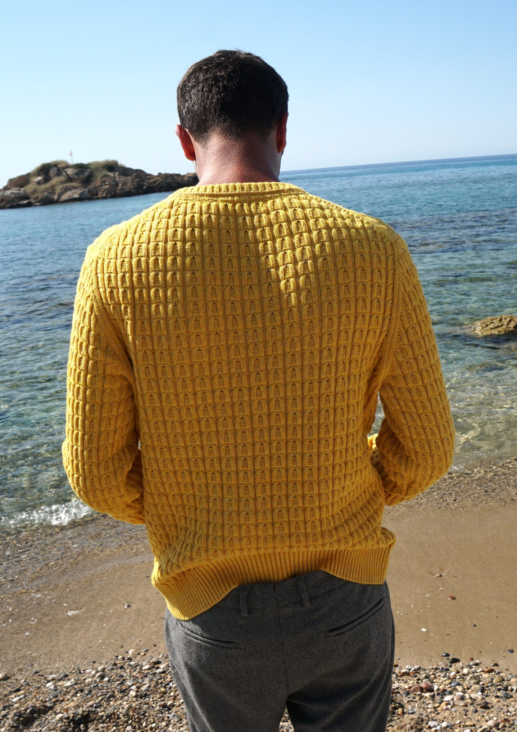 Yellow knit