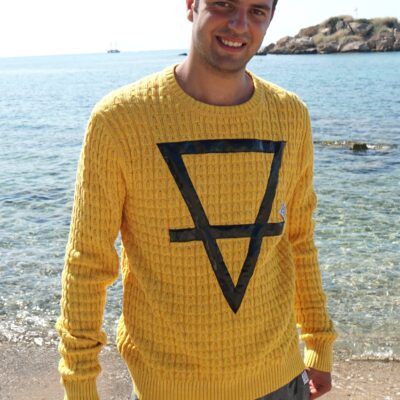Yellow lunar knit