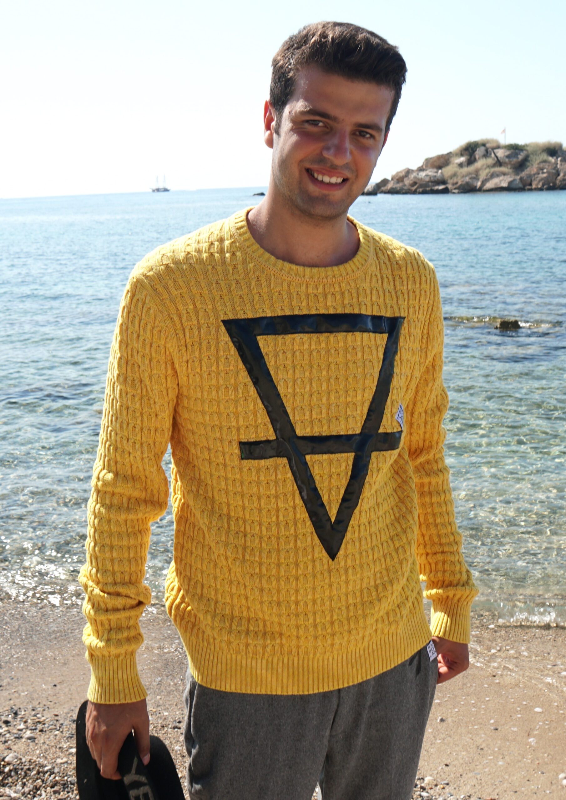 Yellow lunar knit