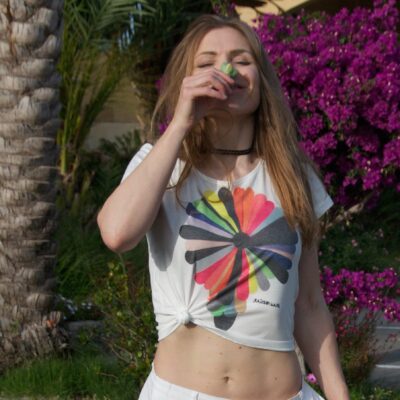 Color wheel T-shirt