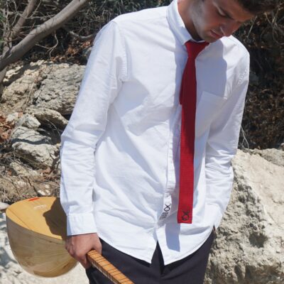 Red tie