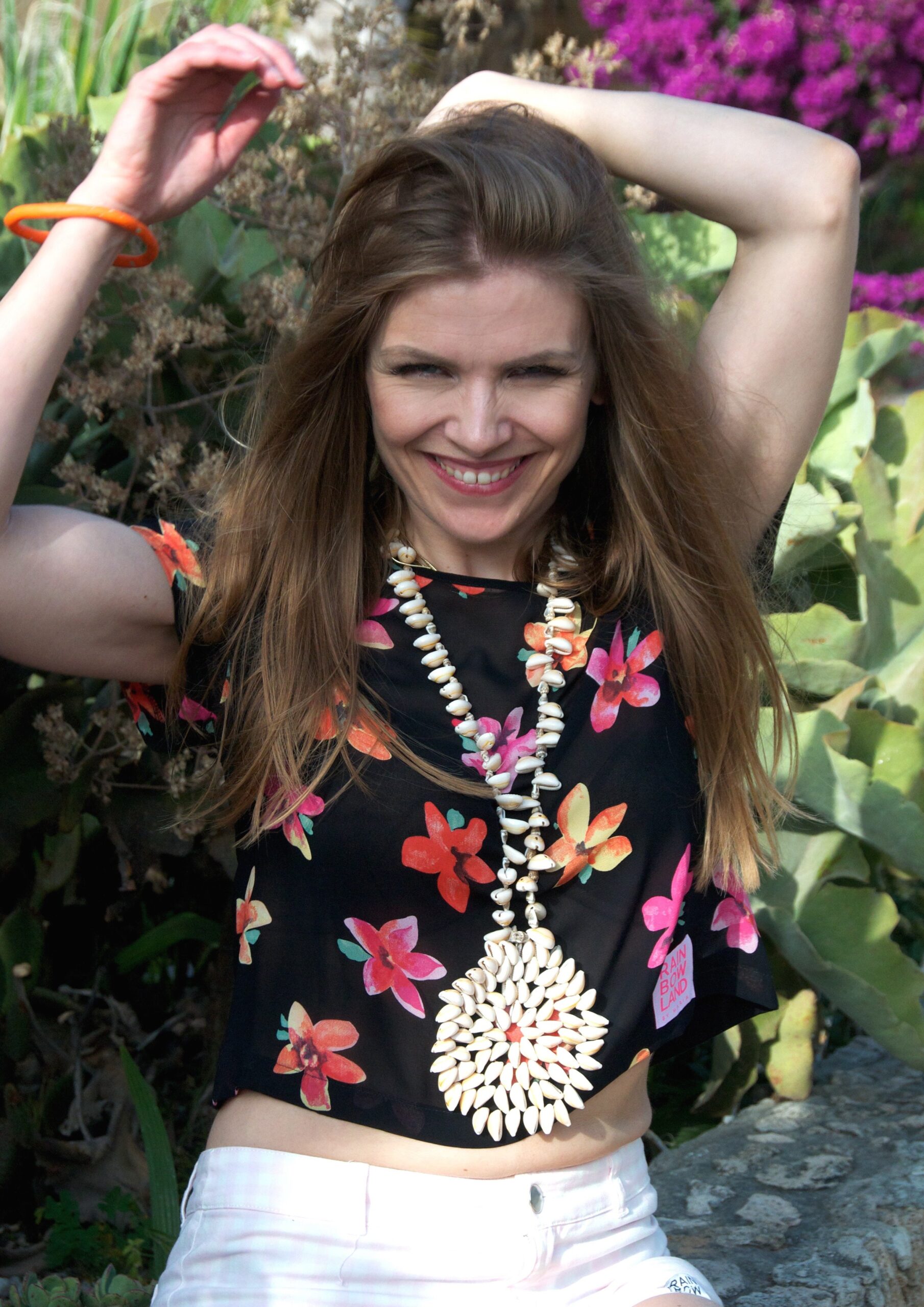 Black Flower T-shirt