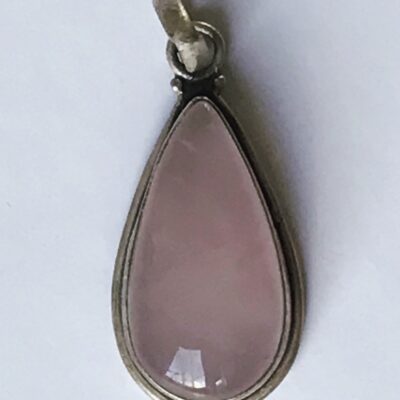 Rose quartz pendant
