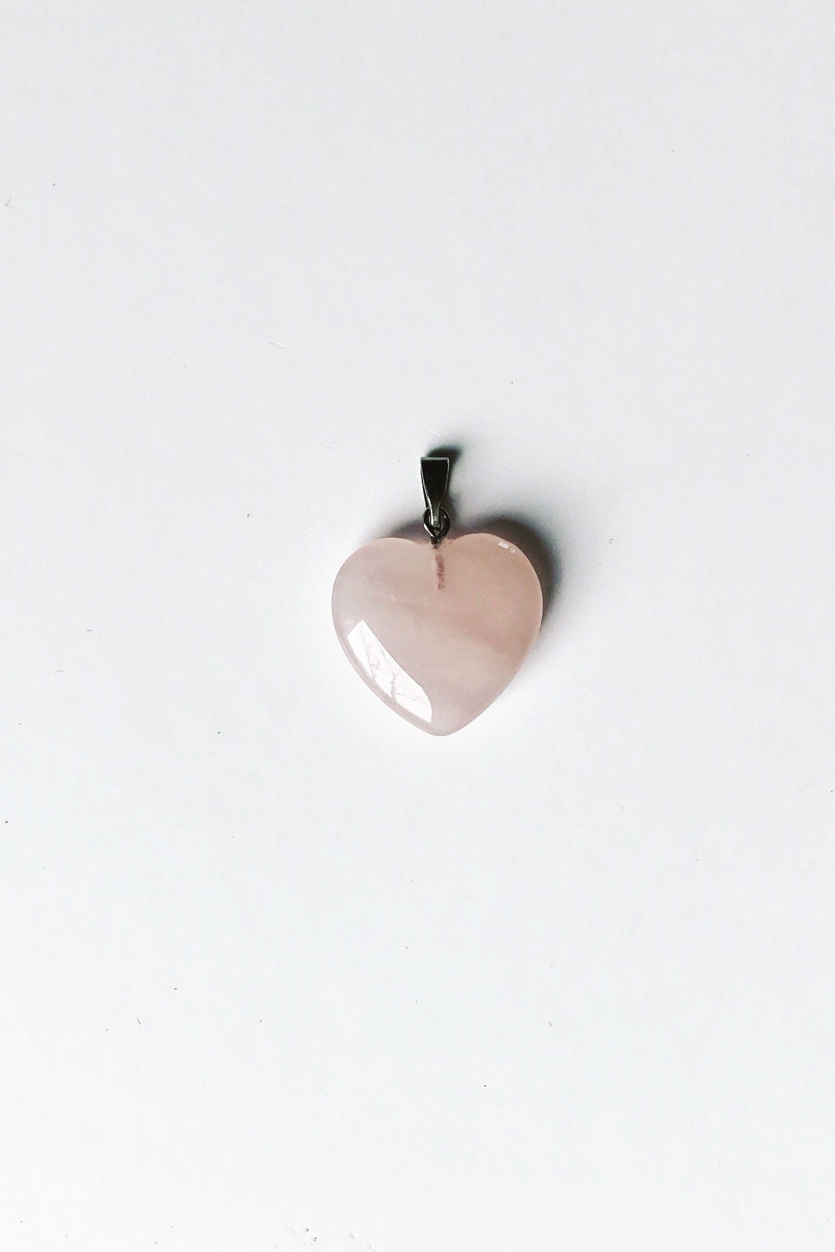 Rose quartz heart pendant - Image 2