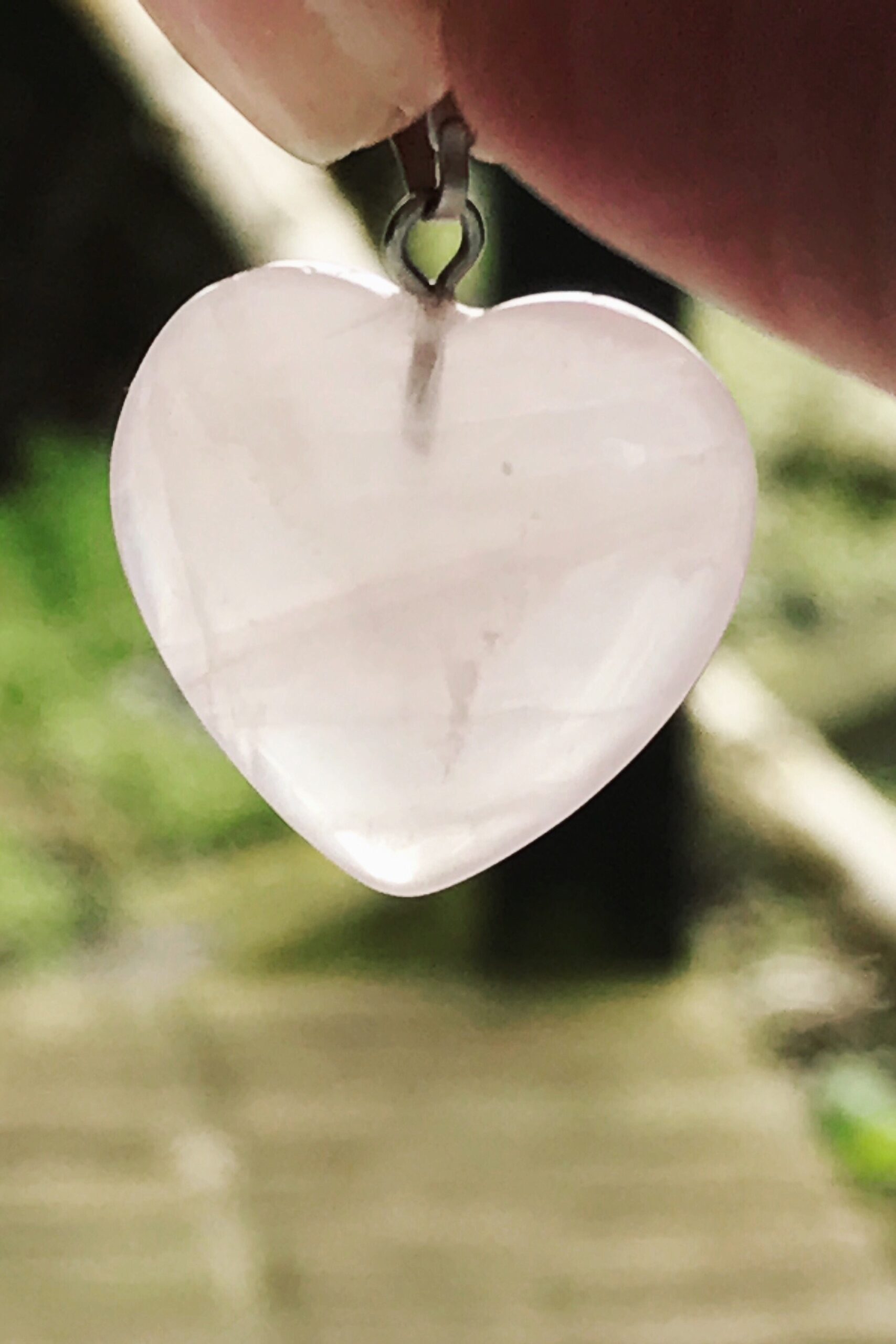 Rose quartz heart pendant - Image 4
