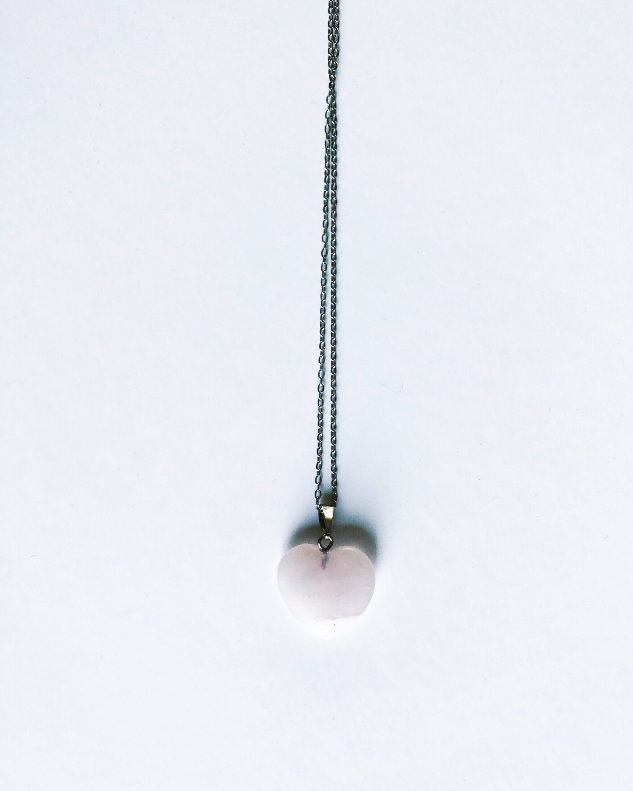 Rose quartz heart pendant - Image 5