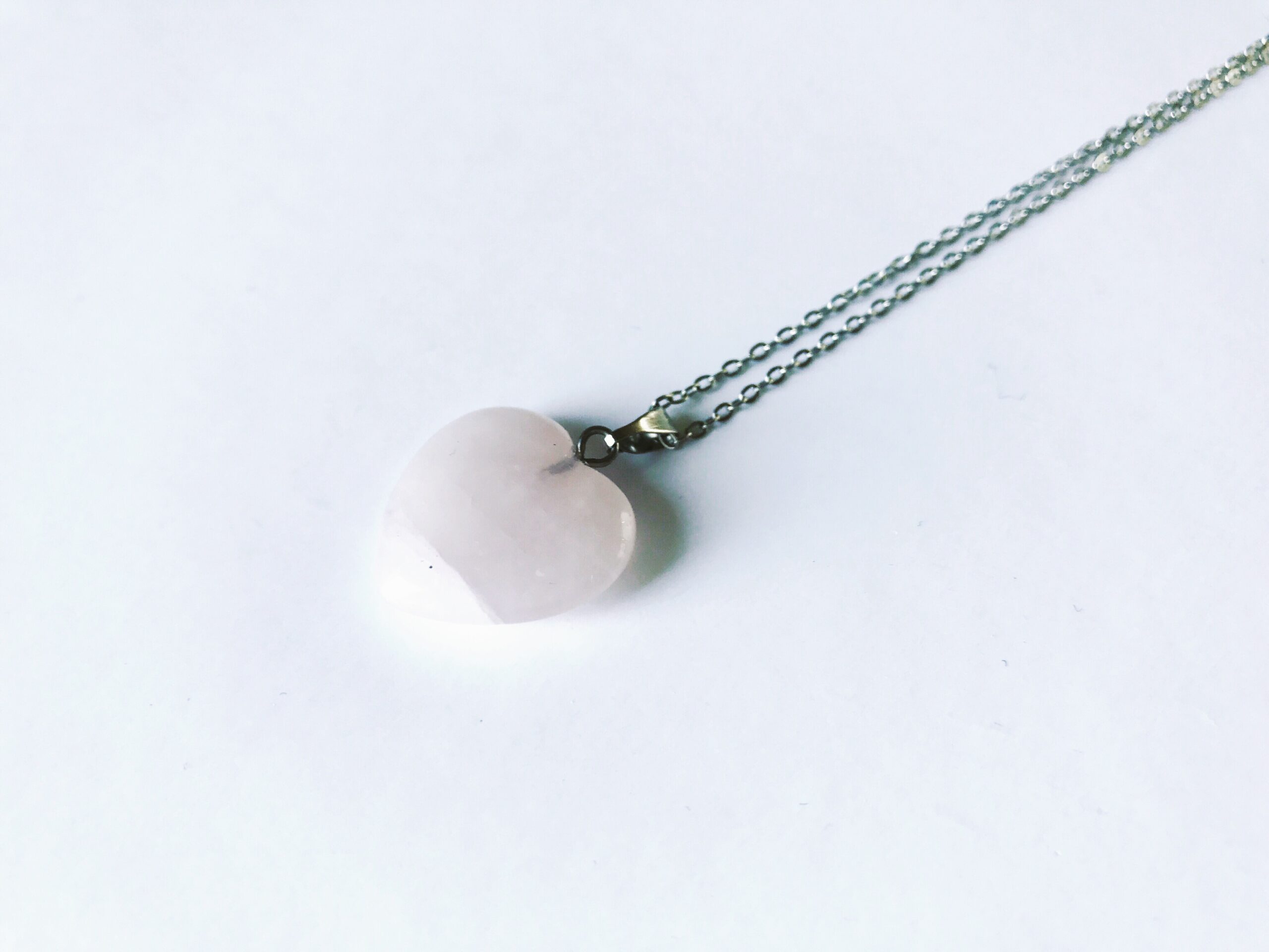 Rose quartz heart pendant - Image 6