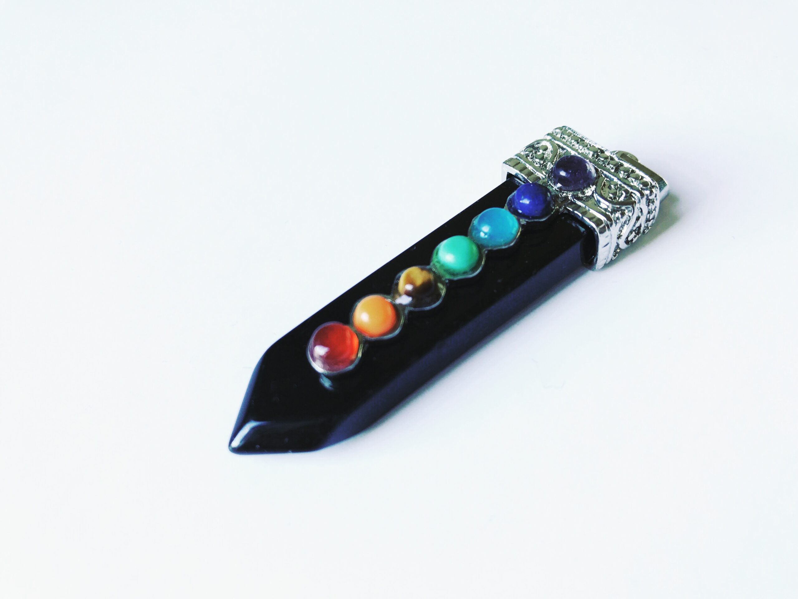 black onyx, chakra pendant - Image 3