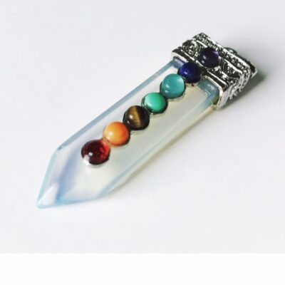 Opalite, chakra pendant