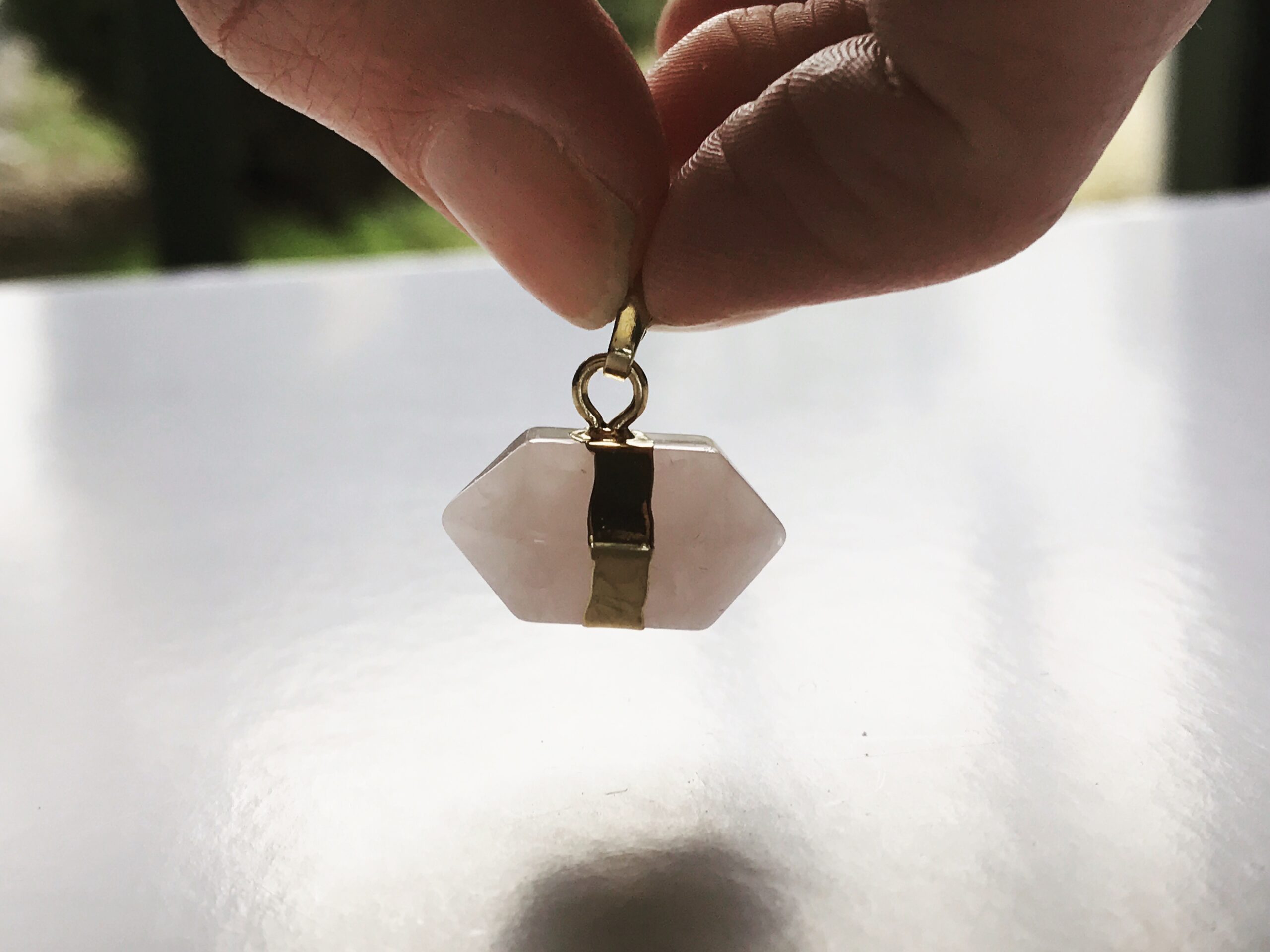 Rose quartz talisman pendant - Image 4